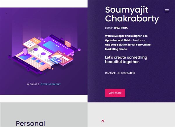 Soumyajit.in (Freelance Web Designer, Developer, Graphics Designer And Digital Marketing Strategist)