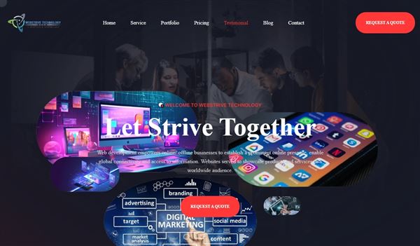 Webstrivetechnology- Website Design & Development Company In India
