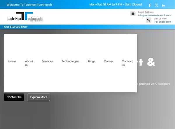 Technext Technosoft Pvt. Ltd. | Software Company In Durgapur -Best Website Design & Development