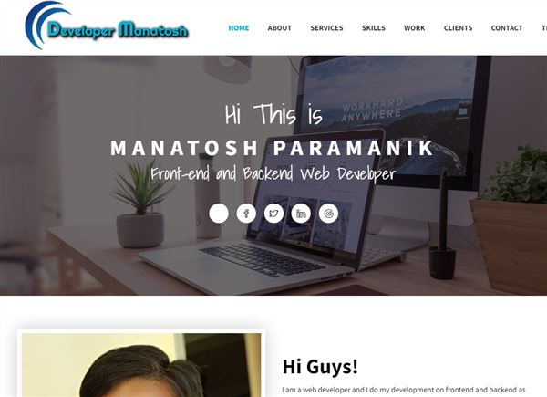 Manatosh Paramanik - Freelancer WordPress, Magento, Android, IOS, Custom Web Developer In Kolkata